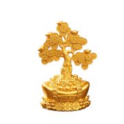 Alloy Wealth Prosperity Money Tree Ornament Wealth Coins Copper Coin Shape Chinese Style Office Desktop Decoration Custom Metal Medal Badge - Image 5