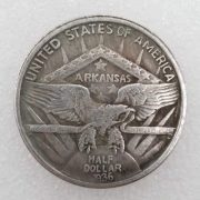 Antique Style USA 1936 Commemorative Half Dollar Coin Silver Custom Metal Medal Badge Craftwork Collectible Item - Image 2