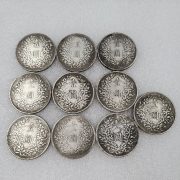 Yuan Dynasty Head Commemorative Coin Collectible Silver Plated Copper Core Ancient Replica Metal Medal Badge for Ten Years Collection - Image 2