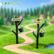 Customizable Decorative Ornaments Miniature Landscape Decoration ZAKKA General Goods Simulation Water Bucket Direction Sign - Image 2