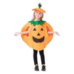 Children's Halloween Costume Pumpkin Shape Adult Stage Performance Outfit Set For Boys Girls Toddlers Nursery Performances