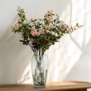 Simplified Glass Flower Vase for Fresh Flowers Artificial Flowers Living Room Decorations Retro Style Customizable Ornament - Image 5