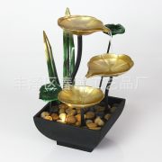 Home Decor Office TV Shopping Iron Art Flowing Water Fountain Ornament Cross-Border Feng Shui Decoration Item - Image 2