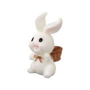 Customizable Decorative Rabbit House Resin Craft Cute Cartoon Animal Carrot Theme Micro Landscape Garden Art Ornament - Image 6
