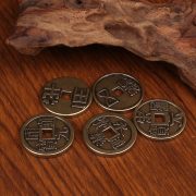 Custom Metal Medal Badge Pure Brass Threshold Coin Song Yuan Tongbao Yongle Tongbao Five New Home Renovation Door To Door Layout - Image 3