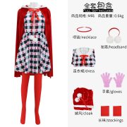 Christmas Grinch Cindy Adult Stage Performance Costume Halloween Cosplay Performance Outfit Unique Holiday Theme Dress - Image 3