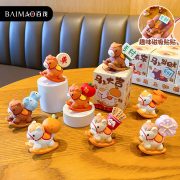 原创马上有钱摆件女国潮树脂磁吸小马公仔小摆件马年生肖摆件礼品 - Image 4