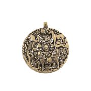 Retro Handmade Copper Antique Imitation Ancient Bronze Hollow Animal Memorial Badge Metal Home Decorations Custom Metal Medal - Image 5
