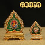 Home Decorative Ornaments American Vintage Style Ceramic Artistic Buddha Leaf Decoration Ideal For Living Room Or Office