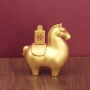 Custom Metal Medal Badge Wealth Attraction Mahjong Rotating Tang Horse Lucky Charm Ideal Home Decor Business Gift - Image 4