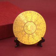 Custom Metal Tai Chi Luo Pan Rotatable Desktop Ornaments Feng Shui Craft Gifts Wholesale Brass Engraving Lucky Star Design - Image 4