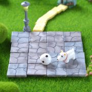 Customizable Decorative Resin Landscape Ornament Miniature Bridge Running Water Rockery Simulation Board Brick Aquarium Decoration - Image 4