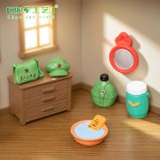 Retro Nostalgic Miniature Landscape Thermal Flask Customizable Decorative Ornament for Dollhouses and DIY Decorations - Image 4