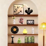 Living Room Decorative Ornament Customizable Mid-Century Modern Style High-End Feel TV Console Display Cabinet Accessory - Image 5