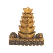 Bronze Coin Tower Rotating Creative Metal Artwork for Desktop Decoration Ideal Gift for Cashier Counter Living Room Decor - Image 5