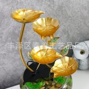 Desktop Creative Glass Aquarium Water Fountain Ornament Ideal for Opening Gifts Moving Gifts Wealth Attracting Decorations - Image 5