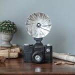 European Style Resin Ornament Retro Camera Model Customizable Decorative Piece for Home Living Room Room Bar Window Decoration