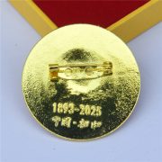 Custom Metal Medal Badge Chairman Mao Zedong Round Chest Pin Star Shape Commemorative Collectible Gift Card Pack - Image 2
