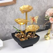 Home Decor Wealth Attracting Desktop Water Fountain Ornament Office Front Desk Living Room Feng Shui Decorative Piece - Image 3