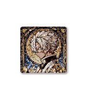 Large Square Gege Akuma No Tani Custom Metal Medal Badge PET Dual Flash Emblem Iron Grain New Model Collectible Patch - Image 5
