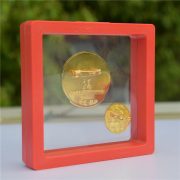 Custom Metal Medal Badge Red Emblem Chairman Mao Round Moon Chest Badge Service For People 3.5cm Transparent Red Box - Image 3