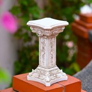 Retro European Roman Column Decorative Ornaments Customizable Photography Props Sculptures Garden Decor Resin Crafts - Image 3
