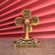 八方来财风生水起风车摆件家居装饰财源广进小风扇开运礼物工艺礼 - Image 4
