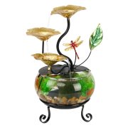 Desktop Fish Tank Water Flowing Fountain Ornament Attracting Wealth Home Living Room Office Decorative Craft Small Landscape - Image 5
