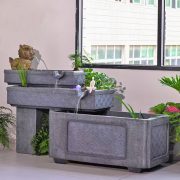 Indoor Landscape Artificial Mountain Flowing Water Fountain Ornament Villa Garden Courtyard Fish Pond Hotel Water Curtain Screen - Image 3