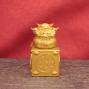沙金摇钱树玉玺转转招财摆件家用旺宅聚财客厅酒柜桌面装饰工艺品 - Image 2