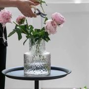 Retro Glass Vase Wholesale Decorative Ornament Customizable Nordic Style For Fresh Flowers And Wealth Bamboo Hydroponics - Image 4