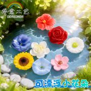 Resin Floating Water Simulation Flower Creative Home Gardening Accessories Customizable Decorative Ornaments Multicolor Flowers - Image 3