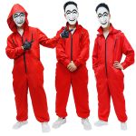 New Halloween Paper House Costume Adult Stage Performance cosplay Dali Jumpsuit Film Same Style Cosplay Clothing In Stock