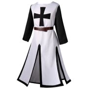 Large Size Adult Halloween Medieval Knight Robe Costume for Stage Performance Dance Party New Amazon Product - Image 4