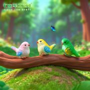 Customizable Decorative Resin Ornament Cute Cartoon Bird Figurine for Miniature Landscape Succulent Garden Animal Resin Craft - Image 5