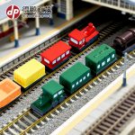 Customizable Cartoon Creative Retro Miniature Train Resin Craft DIY Desktop Decorative Ornaments Artistic Home Decor Accessories
