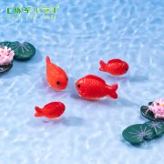 Customizable Decorative Resin Ornaments Miniature Landscape Simulation Red Koi Fish Tank Ocean Beach Scenery Creative Accessories Small Figurines - Image 5