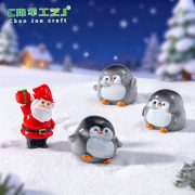 微景观可爱小企鹅公仔 雪地造景diy装饰品桌面小摆件小动物迷你 - Image 3