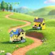 Customizable Decorative Ornaments European Countryside Villa Miniature House Creative Moss Succulent Landscaping Small Figurines - Image 4