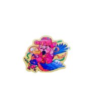 Professional Supply Custom Metal Medal Badge Gold 999 Five Fortunes Greeting Lucky Longevity Happiness Wealth Mobile Phone Sticker - Image 5