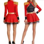 Adult Stage Performance Costume Women's Circus Leader Role-playing Outfit for Halloween Parade Band Show Trainer Role-play Clothes
