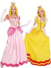 Super Mario Princess Peach Stage Performance Costume Adult Role-playing Halloween Outfit Set For Adults Stage Performances