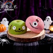 Halloween Customizable Decorative Resin Ornament Spider Pumpkin Dessert Bread Simulation Food Toy for DIY Decoration Accessories - Image 3