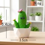 Customizable Creative Miniature Cactus Potted Plant Resin Home Decor DIY Decoration Accessories Tabletop Car Ornament