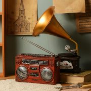 Retro Resin Decorative Ornaments Customizable Miniature Home Decorations Photography Props For Gramophone And Camera - Image 5