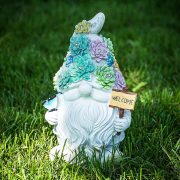Customizable Outdoor Garden Gnome Decorative Resin Ornament Solar Powered Lawn Courtyard Lamp Customizable Decorative Craft - Image 2