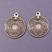 Handmade Bronze Keychain Custom Metal Medal Badge Eight Trigrams Amulet Pendant Lucky Charm Personalized Gift For Men And Women - Image 2