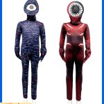 Halloween Horror Monster Cosplay Suit Adult Stage Performance Costume Tight Fitting One-Piece Role-Playing Outfit For Kids And Adults