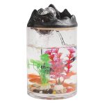 Creative Chinese Style Mountain Waterfall Fountain Ornament Small Desktop Landscape Fish Tank for Living Room Office