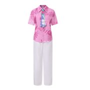 Nick COSPLAY Pink Fox Short Sleeve Shirt Children Adults Unisex European American Fantasy Stage Performance Costume - Image 5
